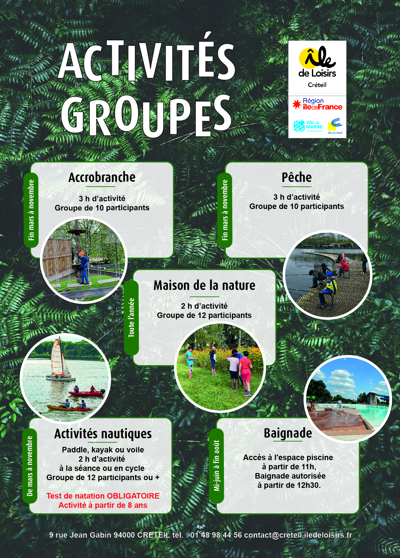 Description activités groupes