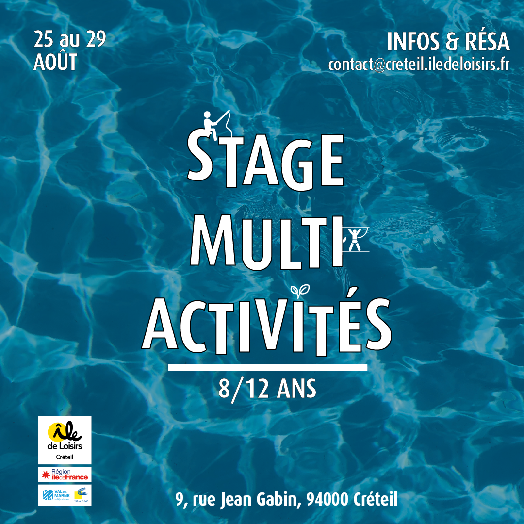 Stage multi activités du mois d'août